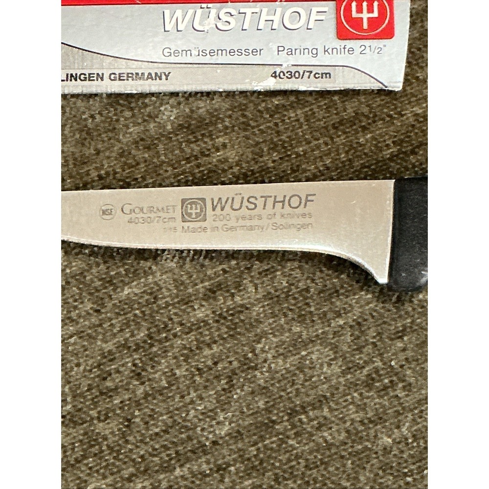 WUSTHOF Gourmet 2.5" Paring Knife 4030 7cm Made in Solingen GERMANY - Picture 2 of 7
